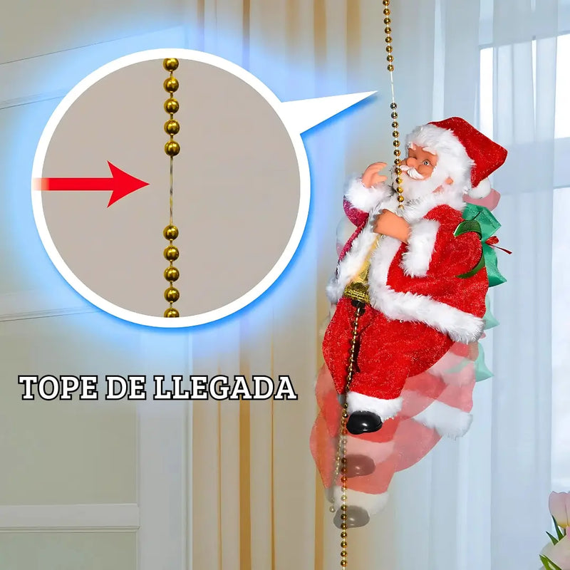 SANTA CLIMB® - PAPÁ NOEL NAVIDEÑO ESCALADOR CON MÚSICA